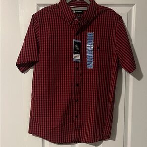 Men's Checkered Button Down Shirt